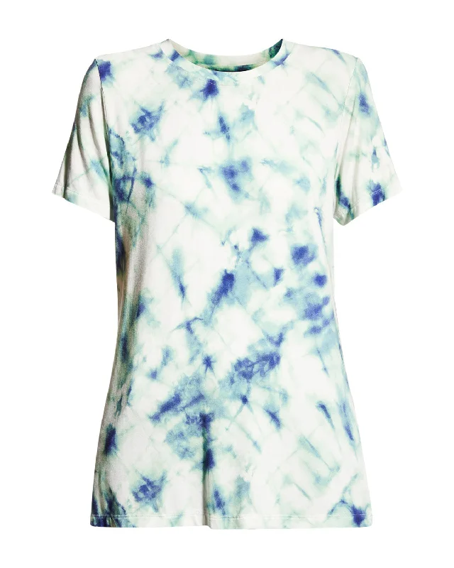 Johnny Was Women's Marble Print Jade Short Sleeve Tie Dye T-Shirt