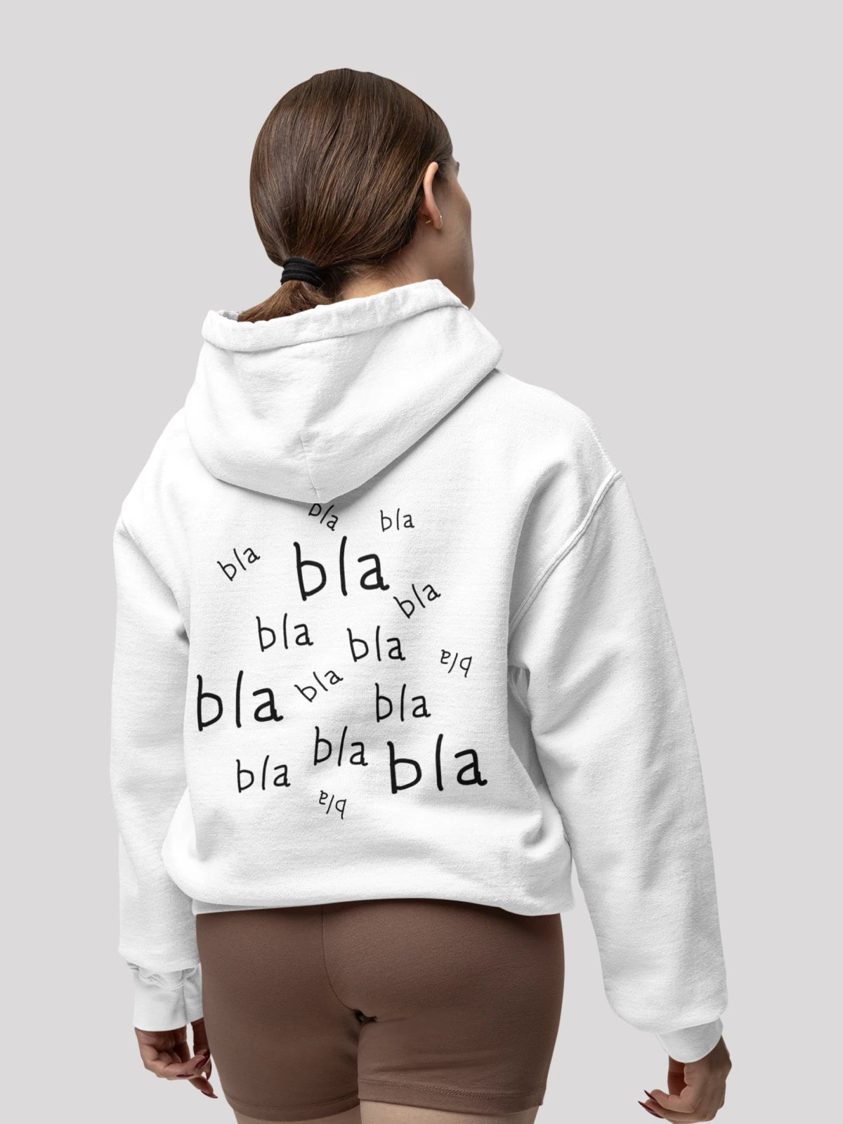 I Think I Lost My Mind White Hoodie For Women