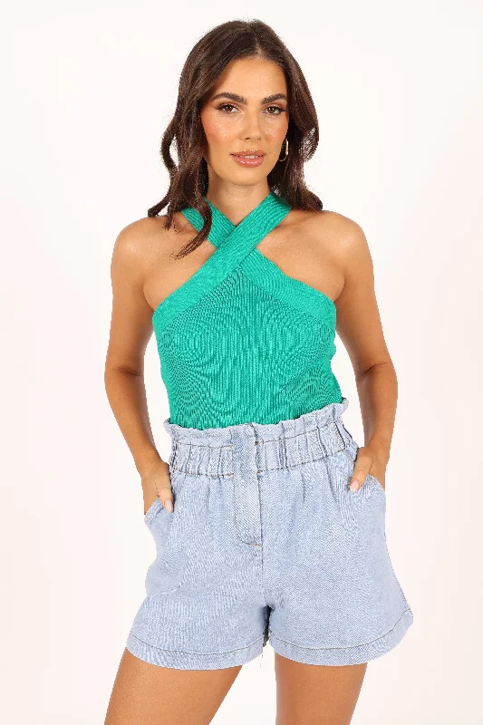 Pollie Knit Top - Green