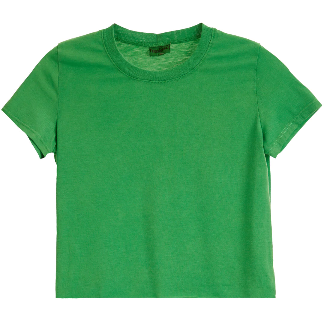 Firehouse - Kelly Green Crop Tee