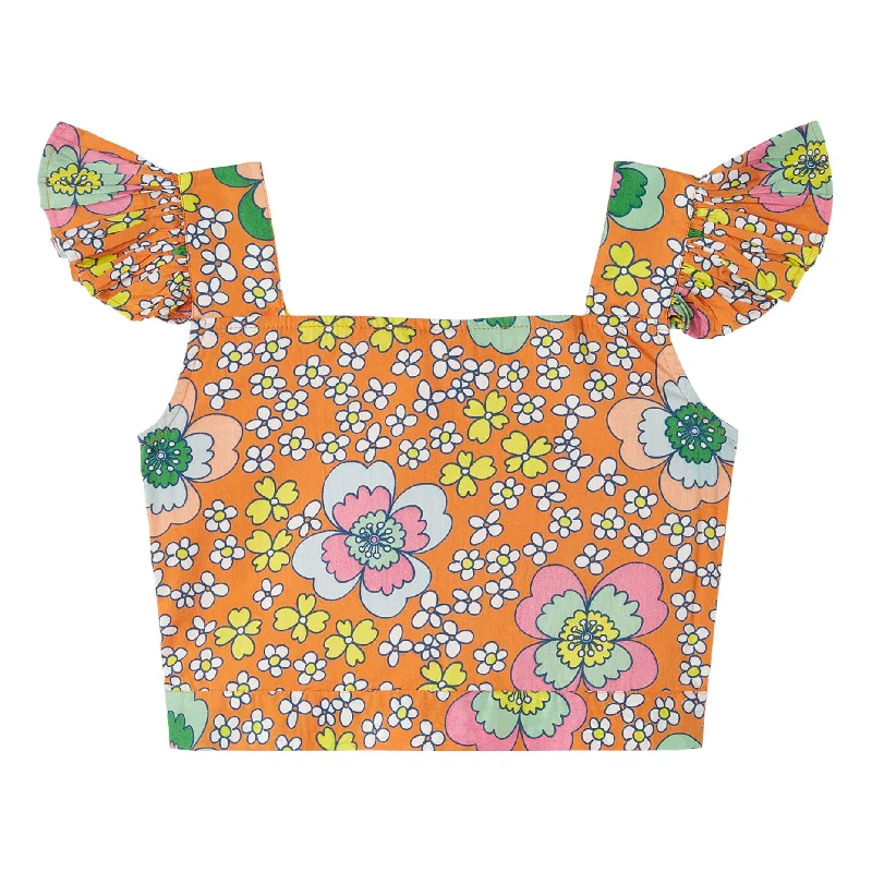 Stella McCartney Kids - 70s Floral Crop Top