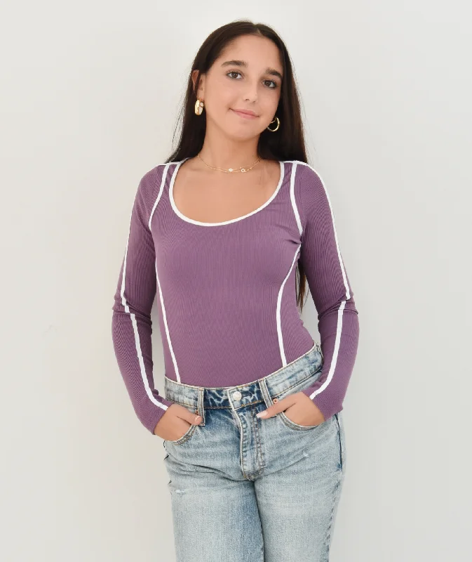 Samii Ryan Women The Royals Ribbed Bodysuit